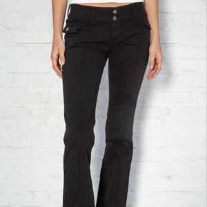 Brandy Melville Agatha Pants, Size S, Black